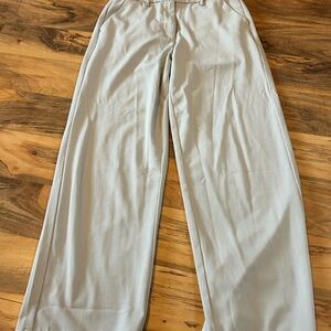 American Eagle Outfitters Stovepipe Trousers in Light Gray